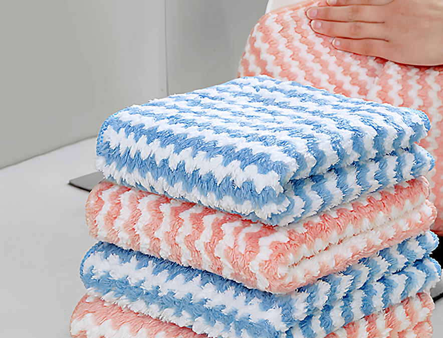 厨房专用抹布毛巾洗碗布家用懒人擦玻璃桌子清洁不掉毛吸水不沾油